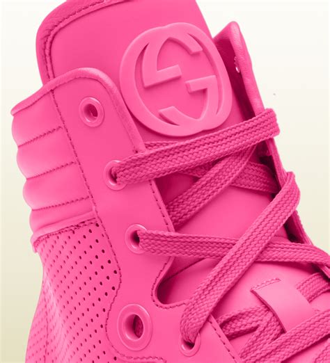 pucci gucci shoes|pink Gucci shoes high top.